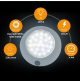 BOAT CABIN LIGHT- PC  material - 4.4 Watt - 12 volts - 125mm - WK-CL4-CW - AZLED